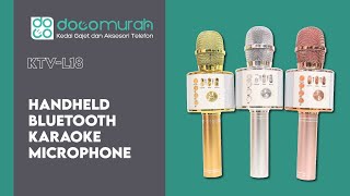 Doco Murah- KTV L18 Handheld Bluetooth Karaoke Microphone
