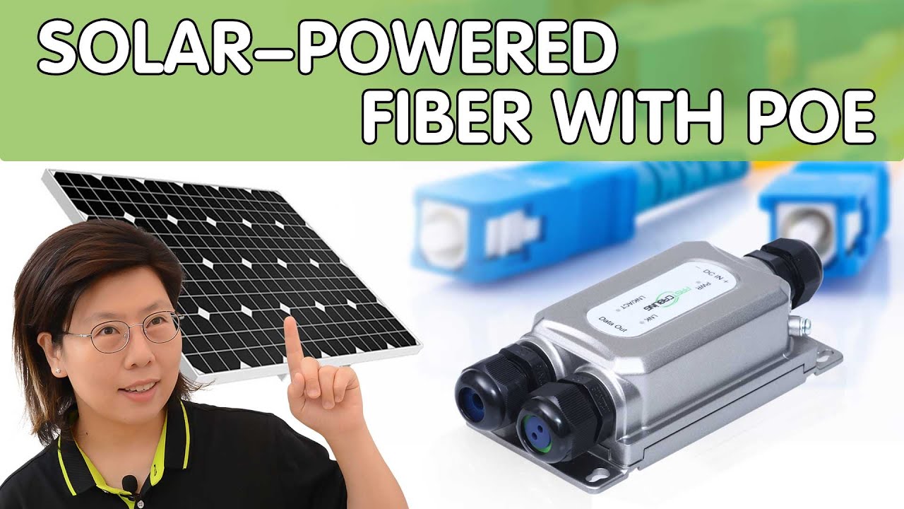 Simple Solar-Powered Fiber Setup: A Beginner's Guide - YouTube