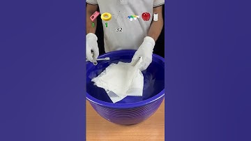 TRY TO GUESS HOW MANY TISSUE PAPER IT TOOKS! what will happend next ? #satisfying #watertub #tube
