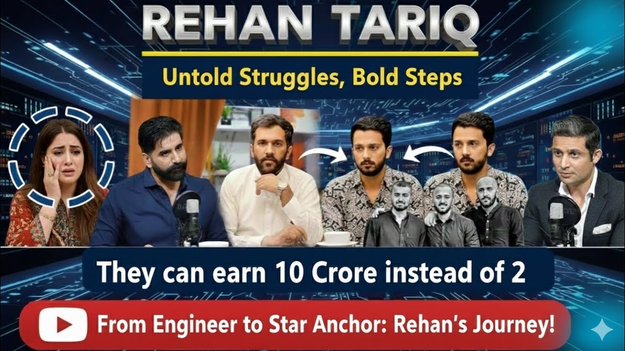 REHAN TARIQ: From Engineer to Pakistan's Top Anchor! | The Secret ...