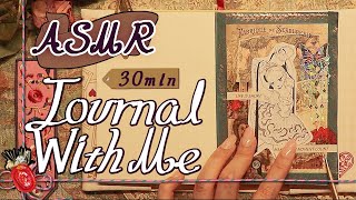 ASMRㅣ30분 다꾸ㅣ향기를 머금고 춤 추는 발레리나ㅣDancing BallerinaㅣCollage Journal ㅣ Journal Art