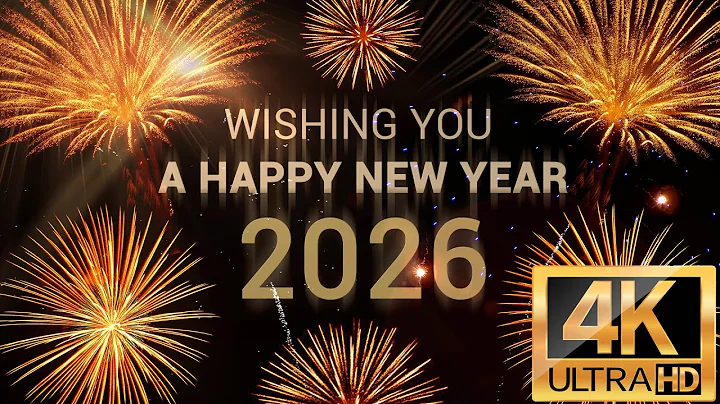 4K Happy New Year 2026 Wishes Stunning Viral Video Greetings for the New Year