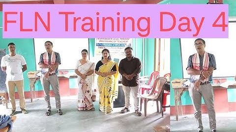 FLN Training Day 4 On Implementation Of Nipun Axom.#nipunaxom #fln2024.