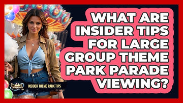 What Are Insider Tips For Large Group Theme Park Parade Viewing? - Insider Theme Park Tips