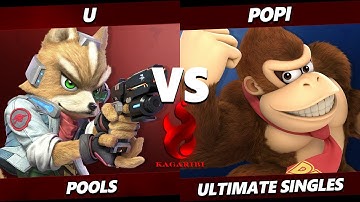 Kagaribi 14 - U (Fox, Pyra Mythra) Vs. Popi- (Donkey Kong) Smash Ultimate - SSBU
