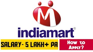 IndiaMarts Freshers & Experienced Jobs Vacancies 2021: Best pvt jobs: Kolkata Jobs