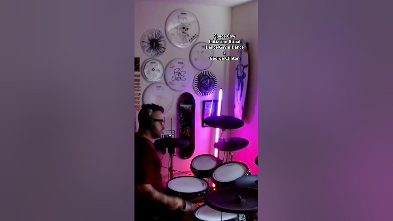 Space Cow Initiation Ritual Dance Gavin Dance x George Clinton #drumcover #dgdband #pantheon #funk