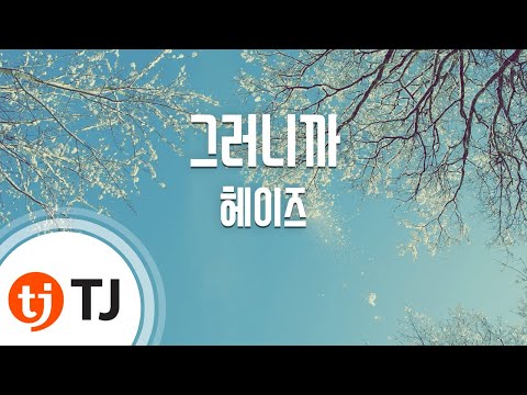 [TJ노래방] 그러니까 - 헤이즈(Feat.콜드) / TJ Karaoke