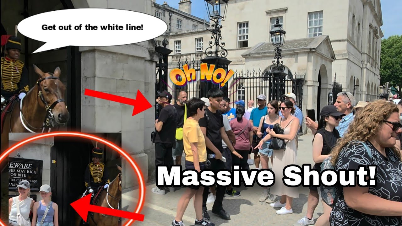 First day on duty and these DISRESPECTFUL tourists messed with the wrong Guard!