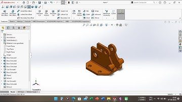 Drawing 3D exercise 4 using Solidworks | Solidworks