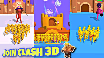 Join Clash 3D Gameplay Walkthrough Part - 1 to 1000 (iOS,Android) All levels Clashes #joinclash3d
