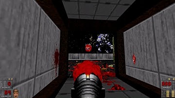 Classic DooM:  Beast In The Caverns [#3] [Oblige 7.70 Level Maker] Beautiful Doom + Corruption Cards