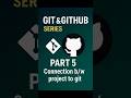 Connect Your Project to Git | Git &amp; GitHub Series Part 5 #github