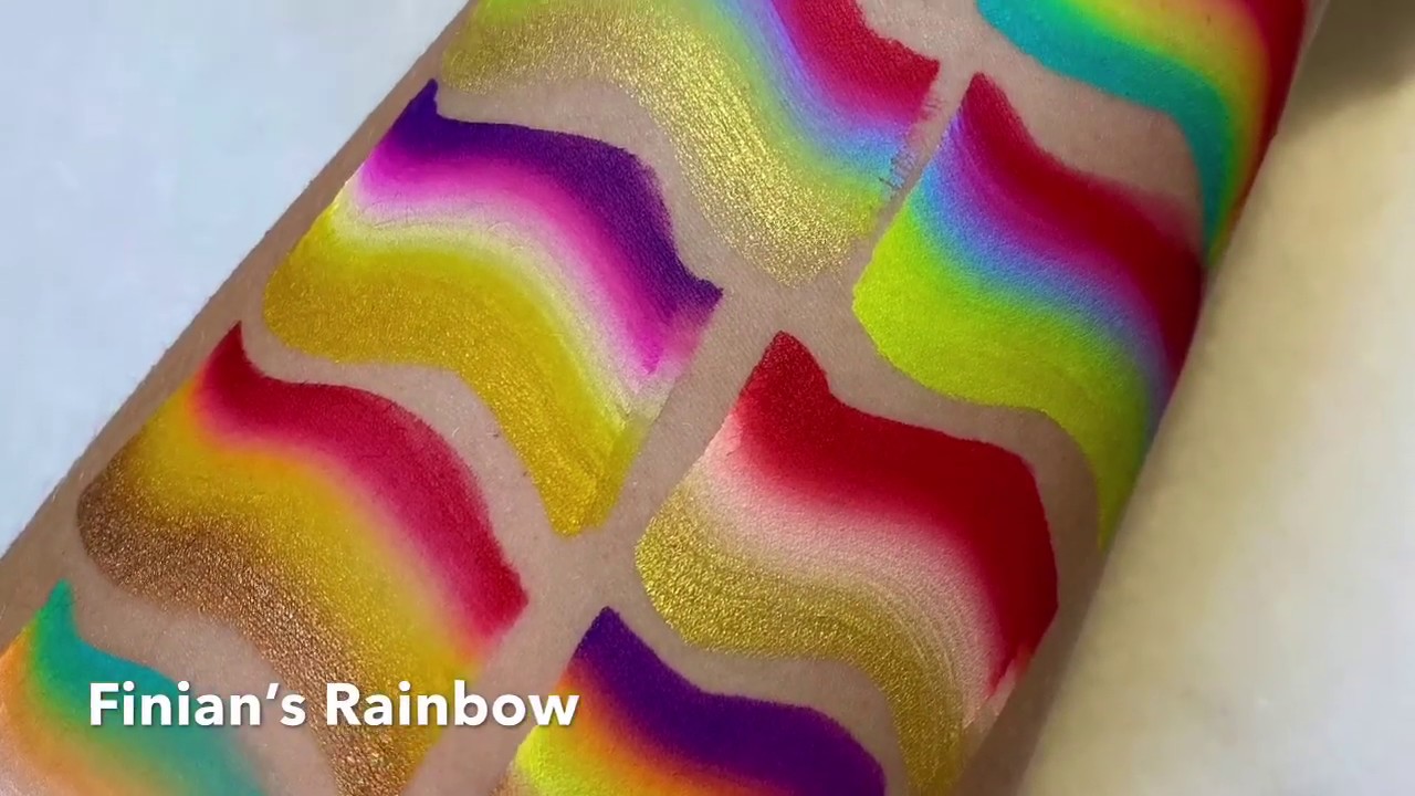 One Stroke Face Painting Palette Sally Ann Lynch Finian’s Rainbow