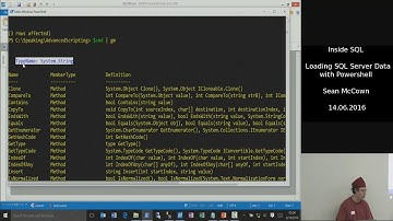 Sean McCown: Loading SQL Server Data with Powershell - 20160614