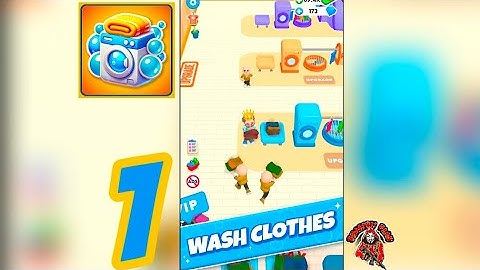 LAUNDRY RUSH-IDLE GAME|WALKTHROUGH|PART 1