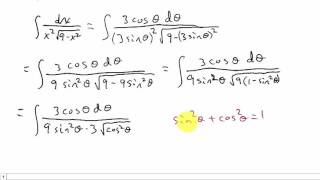 Famous Calculus Trigonometric Substitution Ex. 1 Net Worth
