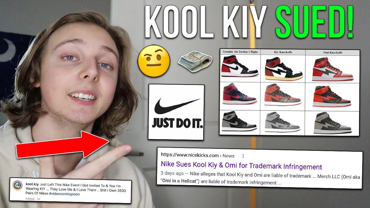 NIKE IS SUING KOOL KIY NOW! | LAWSUIT IS HERE FOR KOOL KIY... THOUGHTS ...