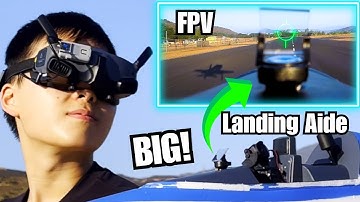 How to Land a FPV RC Jet Using a Reflector Sight🎯📐🛬