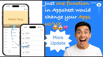 AppSheet UI/UX Glow Up! One Function That Changes EVERYTHING (UPDATE) 😱🔥