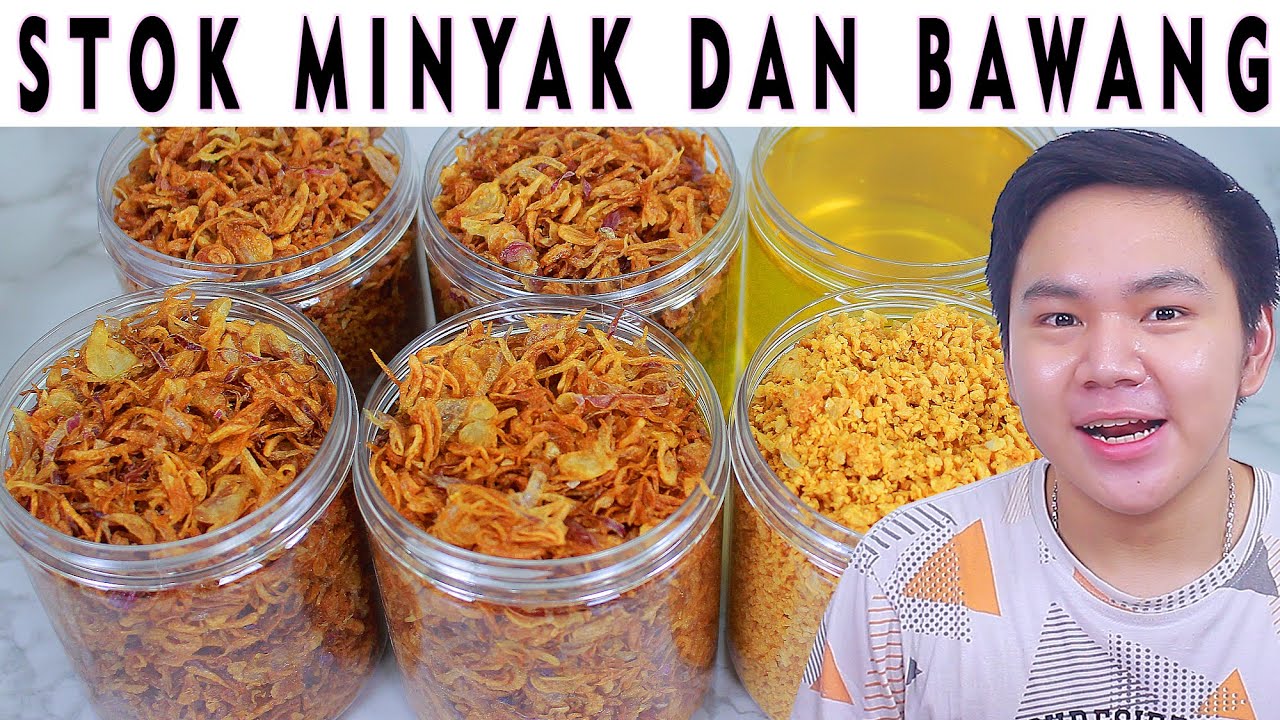 CARA STOK MINYAK BAWANG DAN BAWANG GORENG YUK!!!