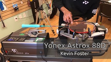 Time Lapse: How to String a Yonex Astrox 88D Badminton Racquet