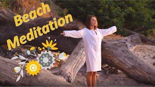 Yoga &amp; Meditation with Music on the Beach, Beautiful Relaxing, Deep Sleep, Anxiety &amp; Stress Relief