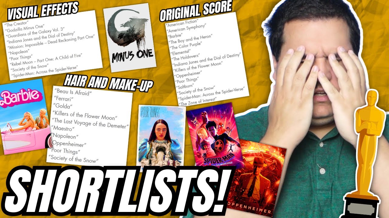 2024 Oscar Shortlists REACTION (THESE ARE BAD!!!) YouTube