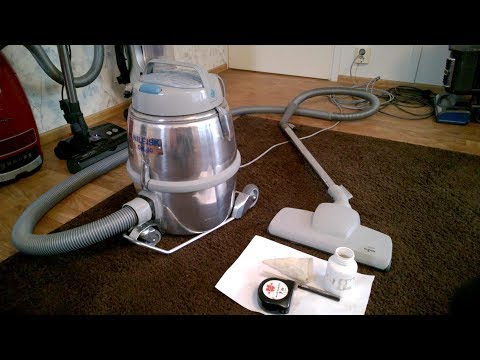 Nilfisk GM80 Sand In The Carpet Test (turbo brush)