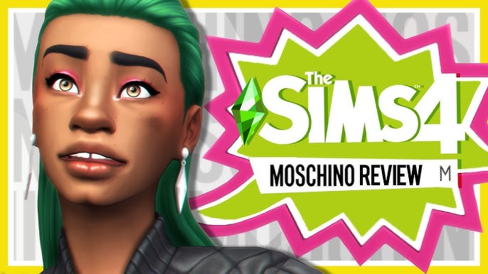 Przegląd: The Sims 4 Moschino Akcesoria - CAS / Stwórz Sima - DOTsim