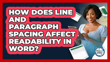 How Does Line And Paragraph Spacing Affect Readability In Word? - Docs and Sheets Pro