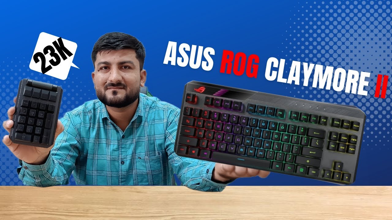 Asus ROG Claymore II Clavier Gamer Mécanique Modulaire RGB Optique Switch  ROG RX Rouge