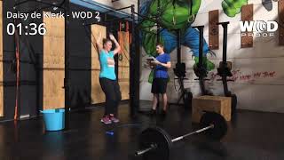 Indoor beach throwdown WOD 2