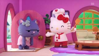 Hello Kitty Super Style - Pizza Pals But Some Scenes Where Frido Has A Crush On Kitty