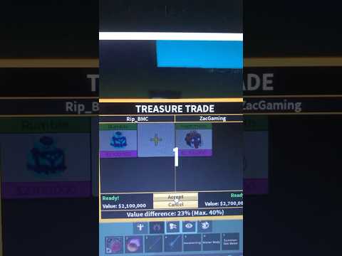 Is this W or L trade comment down 🥶😱#bloxfruits #roblox