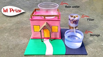Rain water harvesting project for school | Save water project