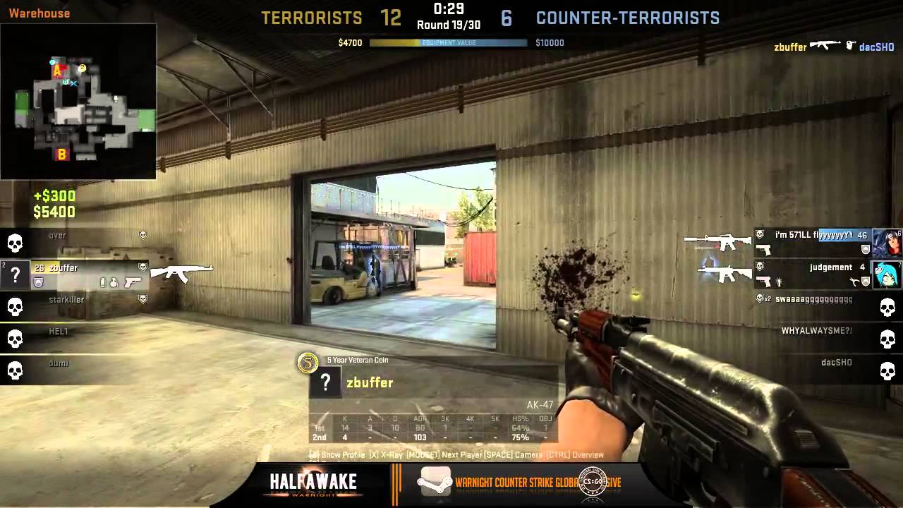 Finala halfawake Warnight CS:GO editia 2 part3 twitch dota 2