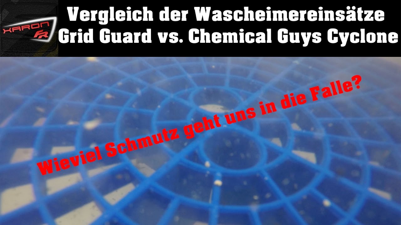 Chemical Guys Cyclone Dirt Trap vs. Grit Guard Schmutzfallen im Vergleich YouTube