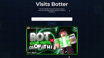 NEW How to Bot Game Visits on Roblox in 2025! Bot Unlimited Place Visits!