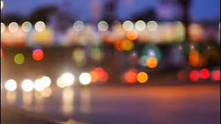 Background video kota malam hari | City at night video