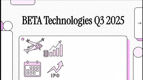 📊Earnings Analysis:  BETA Technologies Q3 2025: $3.5B Backlog, IPO, & the Path to FAA Certification