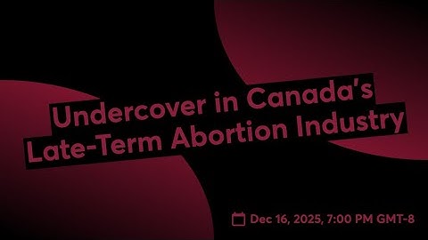 Undercover in Canada