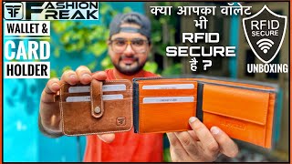 Fashion Freak Wallet & Card holder Unboxing | RFID Secure Wallet & Card Holder| Cheap & best wallet? screenshot 4