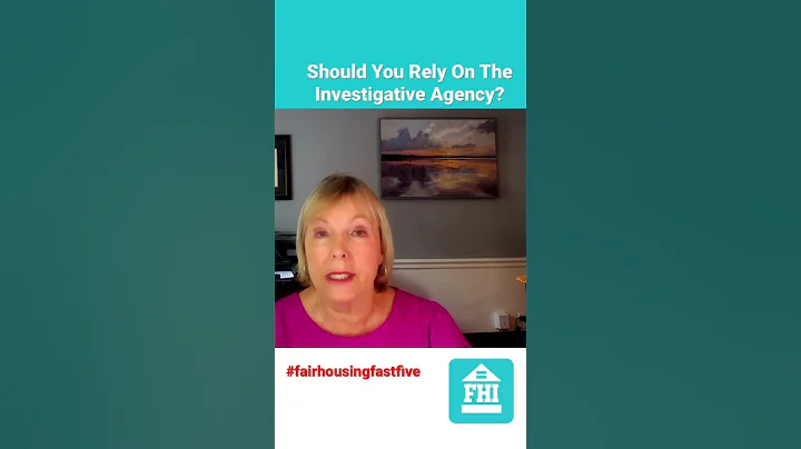 What should you share with a fair housing investigative agency? #shorts
