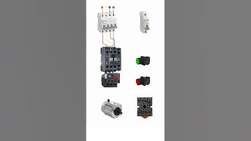 MCB as Main Switch: Connecting Contactor, Motor, and Relay Control. #electrician #shorts #short