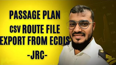 How to export the passage plan route file from JRC ECDIS II Sailor 360