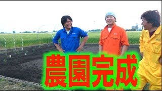 あの荒地が立派な農園になったよ！