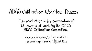 ADAS Calibration Workflow Process