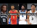 Predicting The Most Likely NBA Player To Breakout From Each Team For 2022