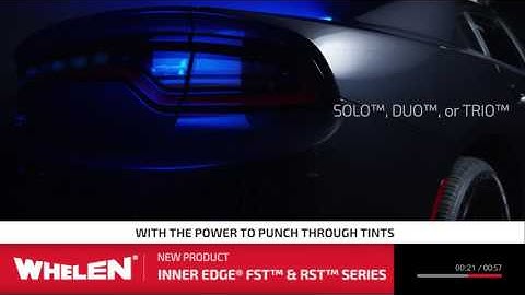 Whelen Inner Edge® FST™ and RST™ Series - Short Shot